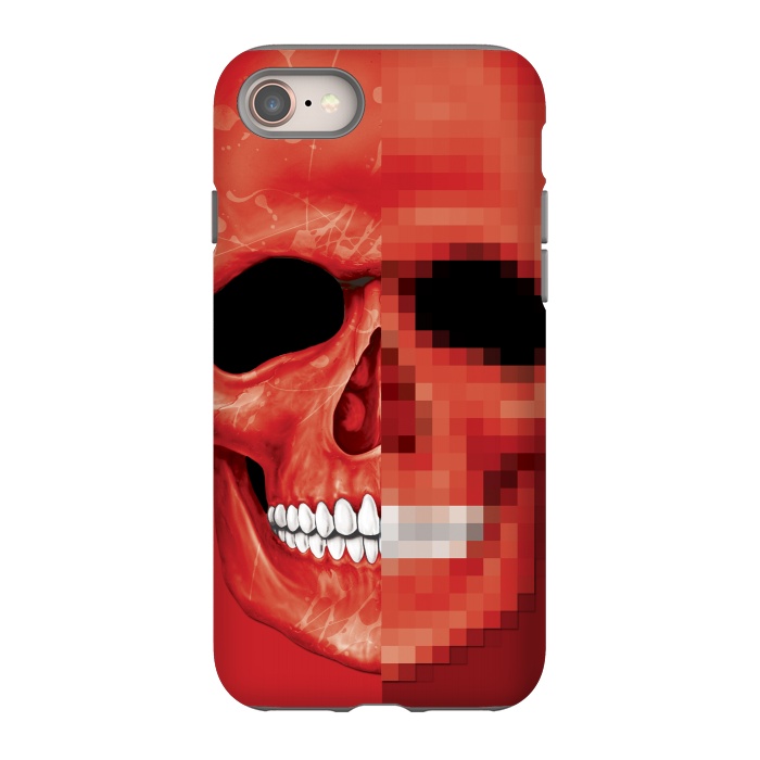 iPhone SE StrongFit Red Skull by Sitchko