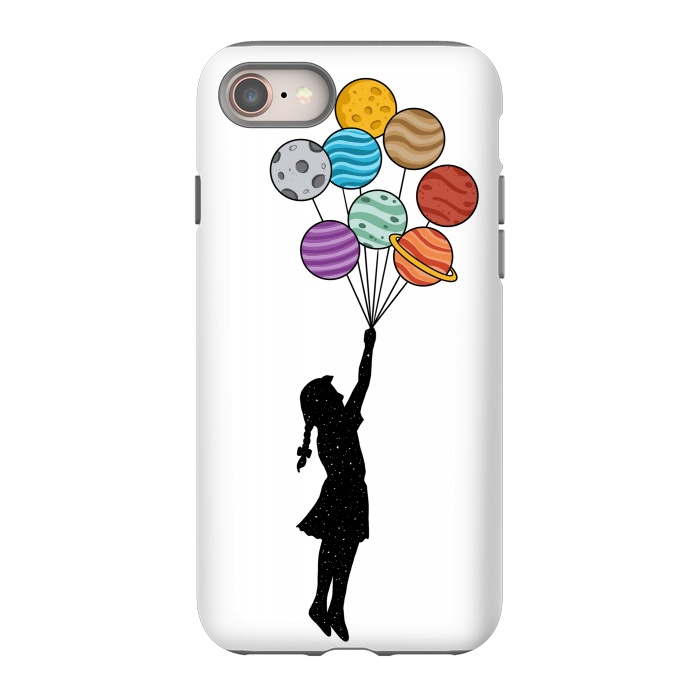 iPhone SE StrongFit Planets Balloons by Coffee Man