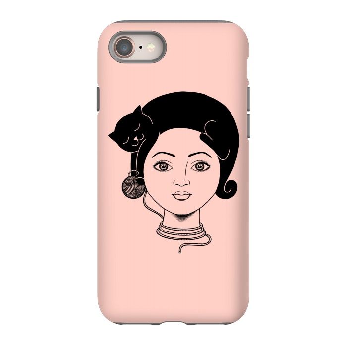iPhone SE StrongFit Cat Lady by Coffee Man