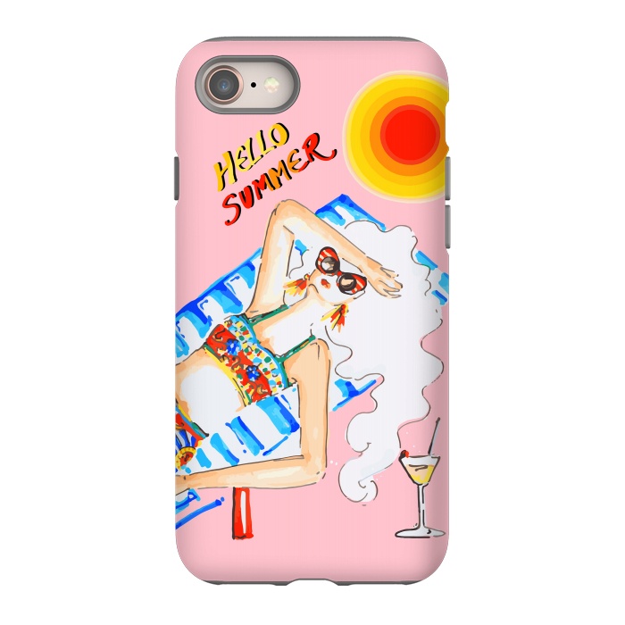 iPhone SE StrongFit Hello Summer by MUKTA LATA BARUA