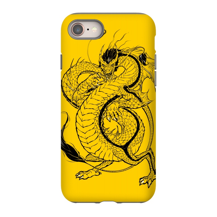 iPhone SE StrongFit Bruce, the Dragon by Draco