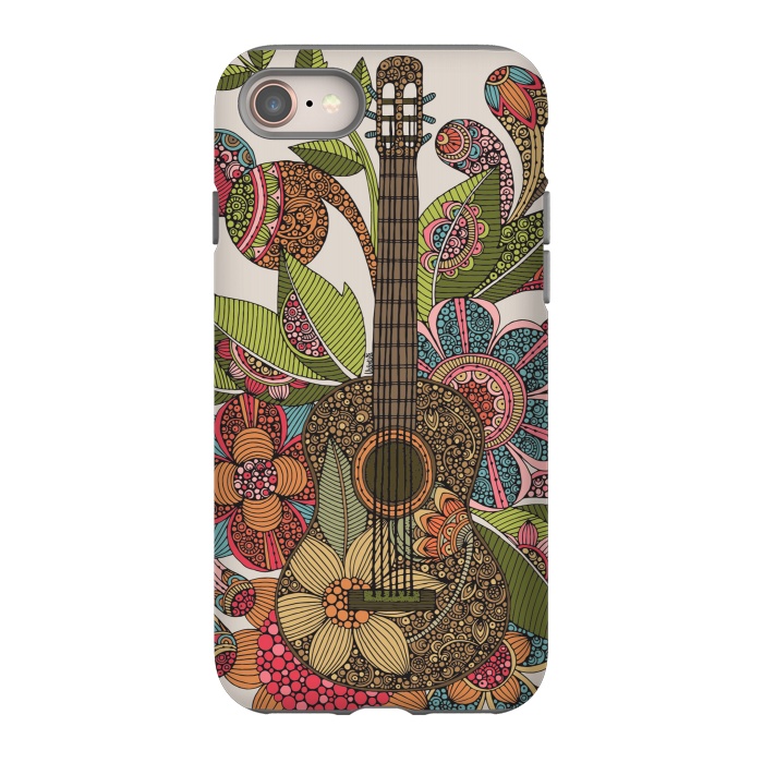 iPhone SE StrongFit Ever guitar by Valentina Harper