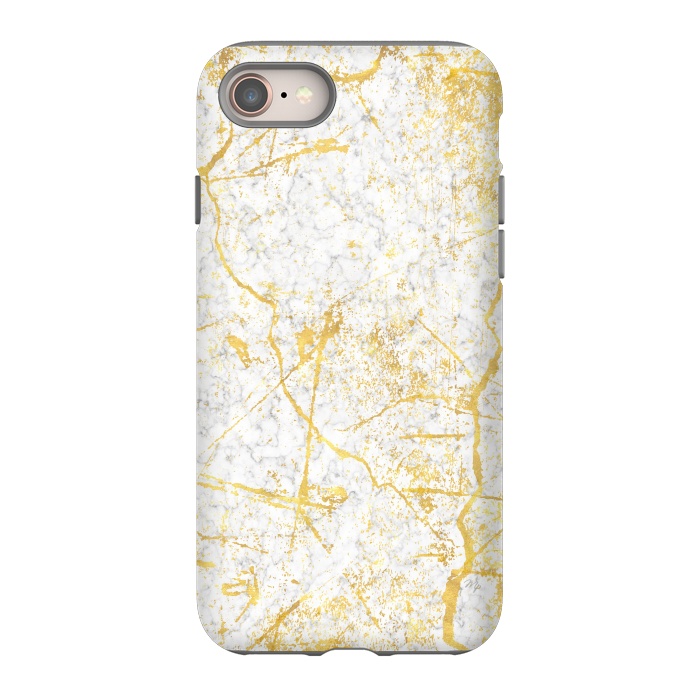 iPhone SE StrongFit Golden Marble by Martina