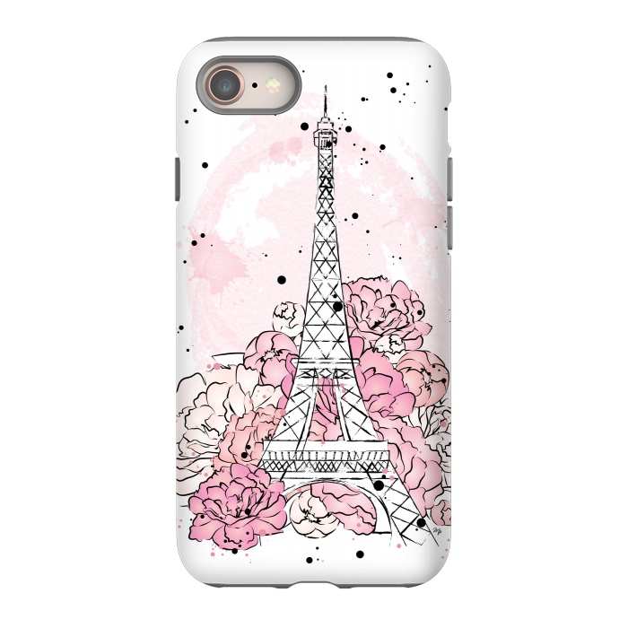 iPhone SE StrongFit Peony Paris by Martina