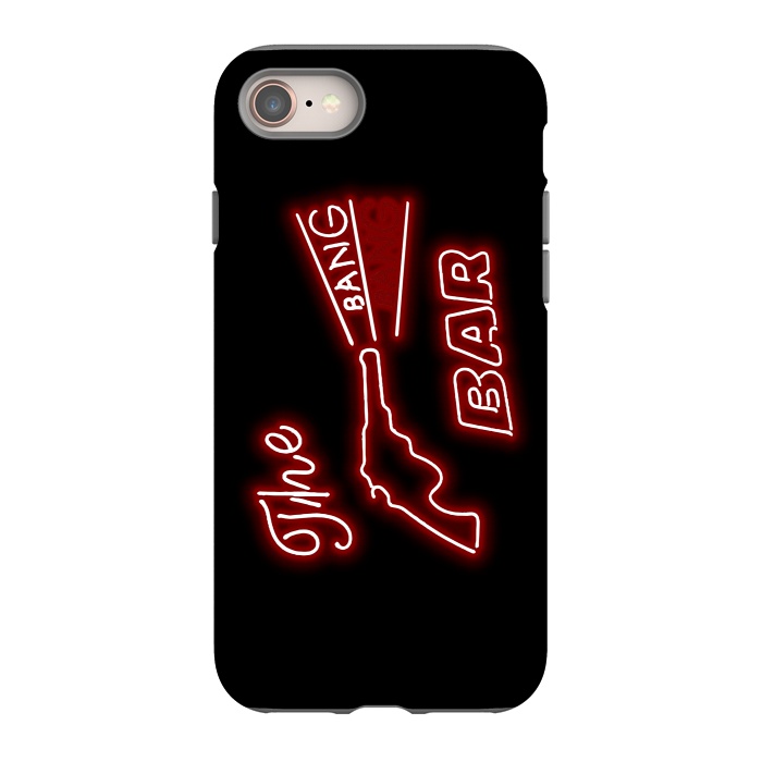 iPhone SE StrongFit Twin Peaks The Bang Bang Bar Logo by Alisterny