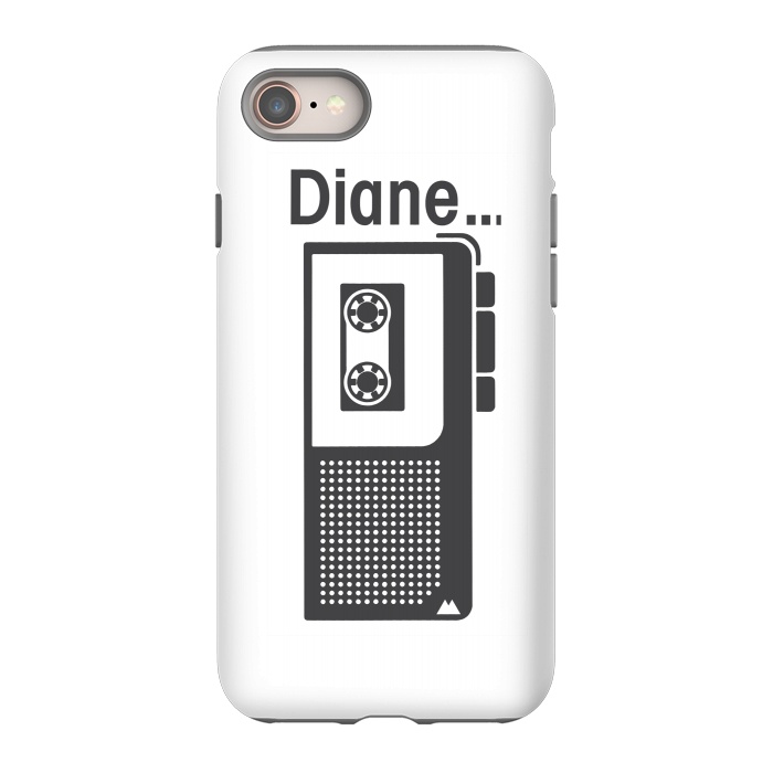 iPhone SE StrongFit Twin Peaks Diane Dictaphone by Alisterny