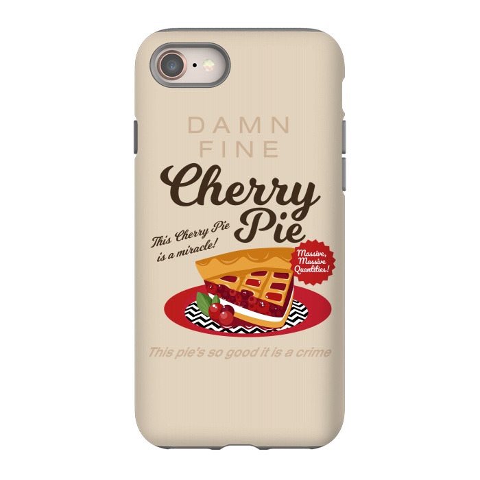iPhone SE StrongFit Twin Peaks Damn Fine Cherry Pie by Alisterny