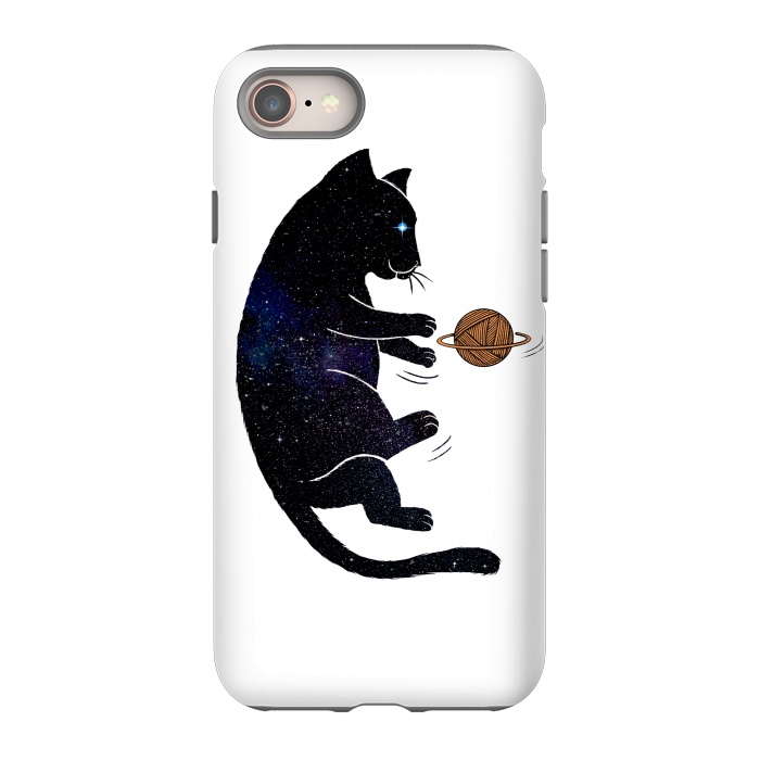 iPhone SE StrongFit Cat Universe by Coffee Man