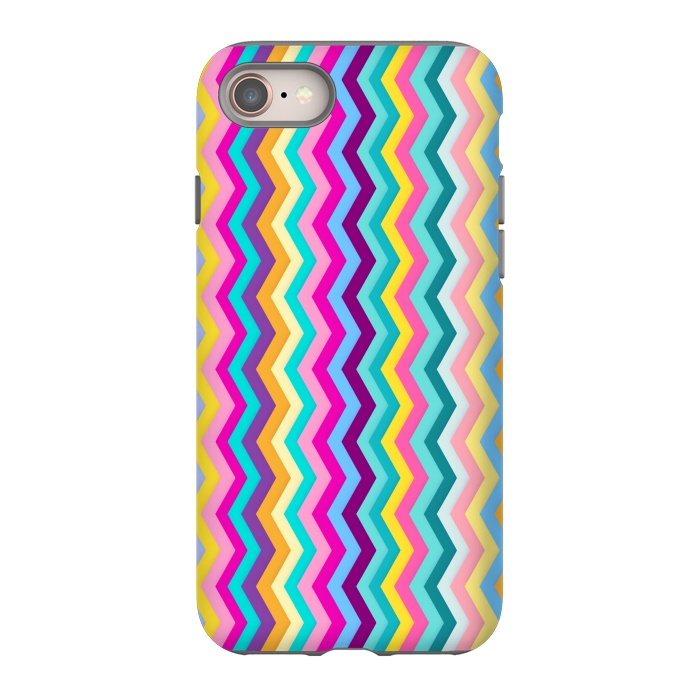 iPhone SE StrongFit Zigzag by Elizabeth Dioquinto
