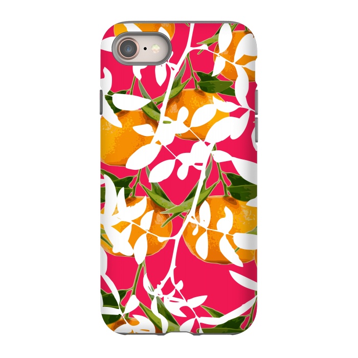 iPhone SE StrongFit Hiding Mandarins (Pink) by Zala Farah