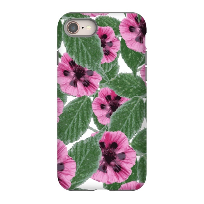 iPhone SE StrongFit Pink Poppies by Zala Farah