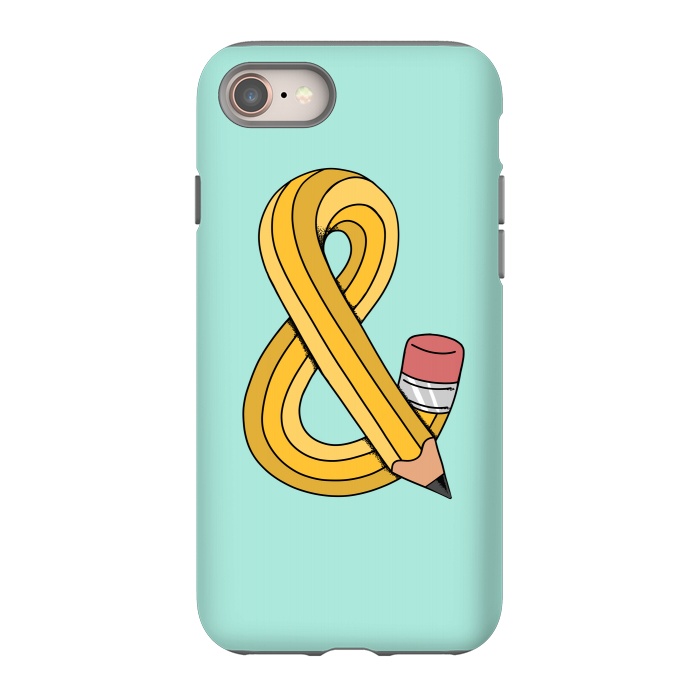 iPhone SE StrongFit Ampersand Pencil Green by Coffee Man