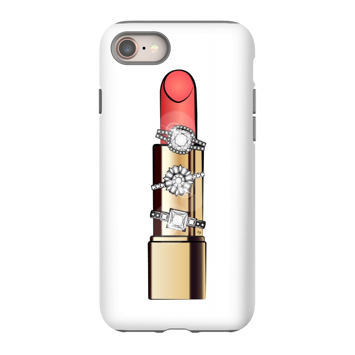iPhone SE StrongFit Diamond ring Lipstick by Martina