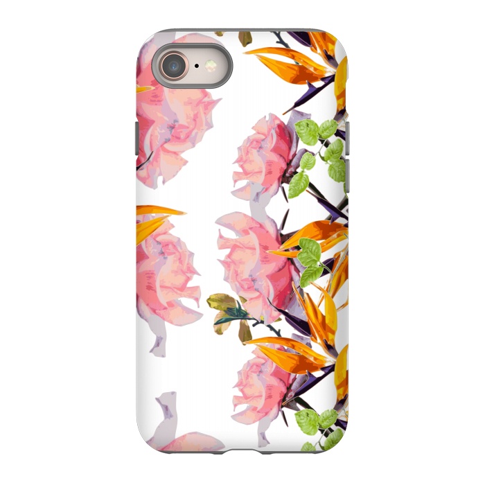 iPhone SE StrongFit Lush Watercolor Florals by Zala Farah