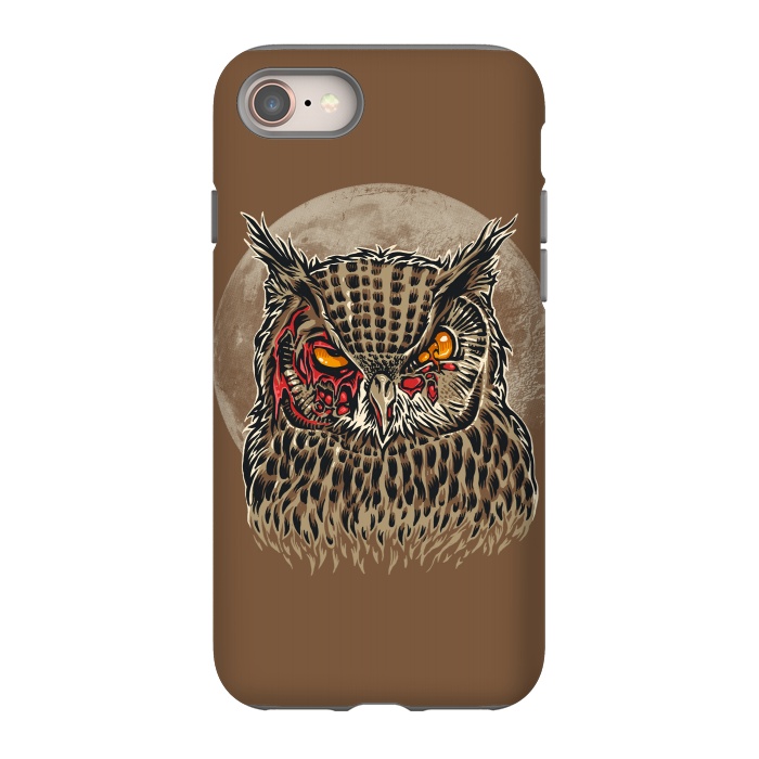 iPhone SE StrongFit Zombie Owl by Branko Ricov