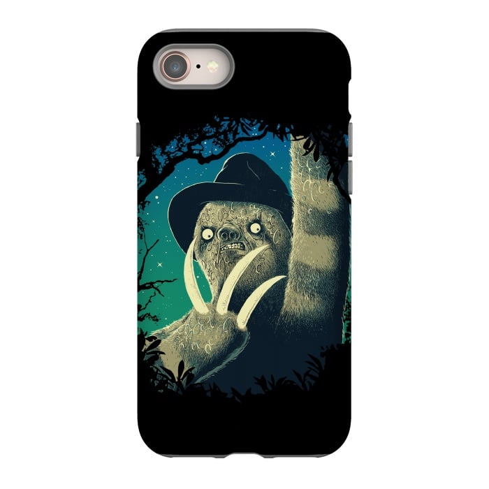 iPhone SE StrongFit Sloth Freddy by Branko Ricov