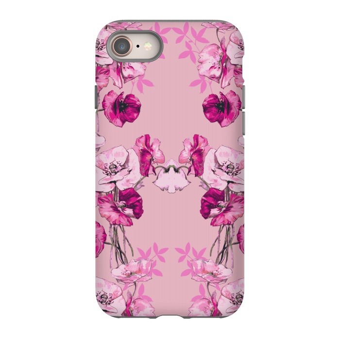 iPhone SE StrongFit Dramatic Florals (Pink) by Zala Farah