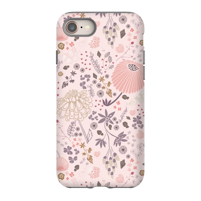 iPhone SE StrongFit Field of Flowers by Paula Ohreen