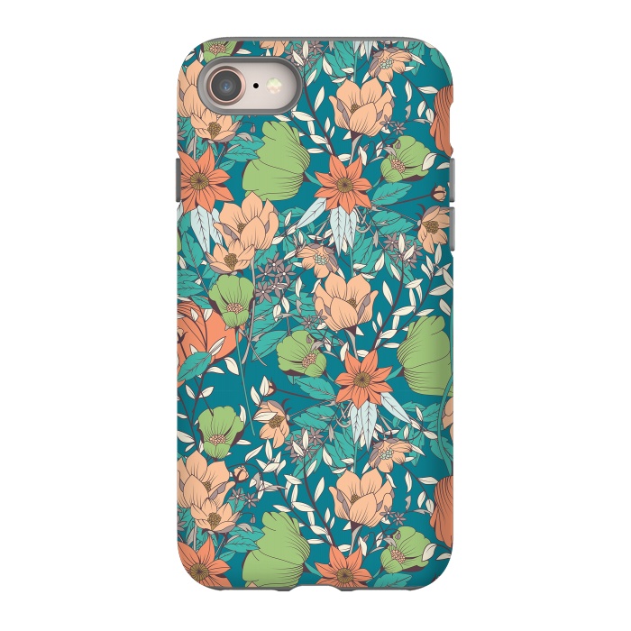 iPhone SE StrongFit Botanical Pattern 012 by Jelena Obradovic