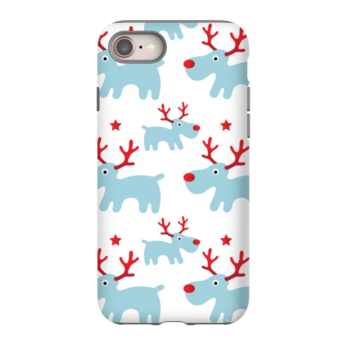 iPhone SE StrongFit Cute Reindeers by Martina