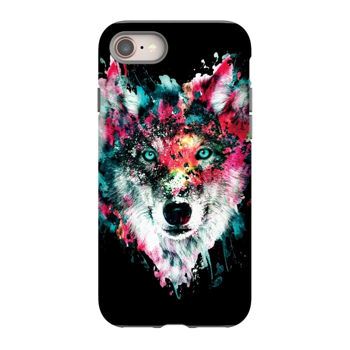 iPhone SE StrongFit Wolf by Riza Peker