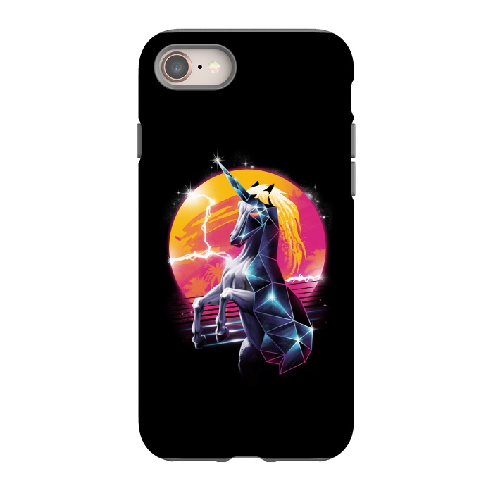 iPhone SE StrongFit Rad Unicorn by Vincent Patrick Trinidad