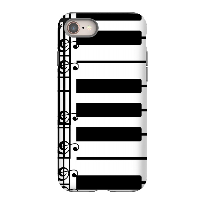 iPhone SE StrongFit piano pattern by MALLIKA