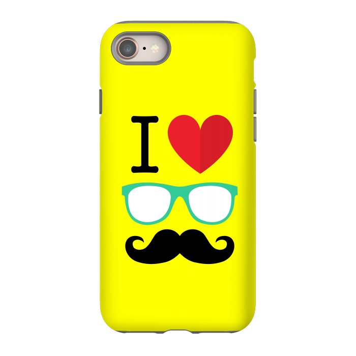 iPhone SE StrongFit I Love Moustache by Dhruv Narelia