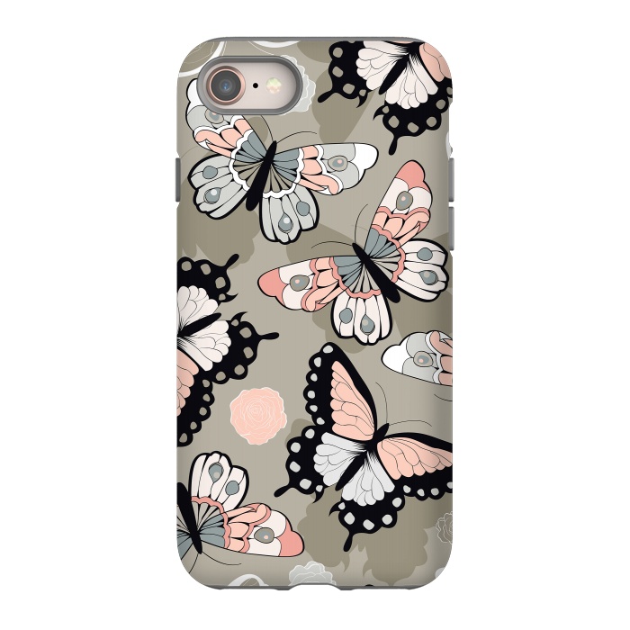 iPhone SE StrongFit Butterfly garden 001 by Jelena Obradovic