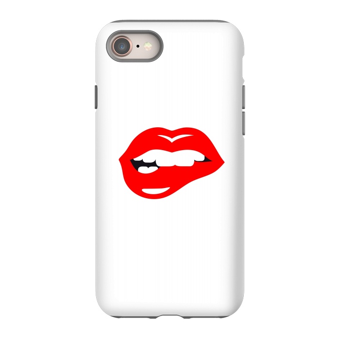 iPhone SE StrongFit Lip bite by Dhruv Narelia