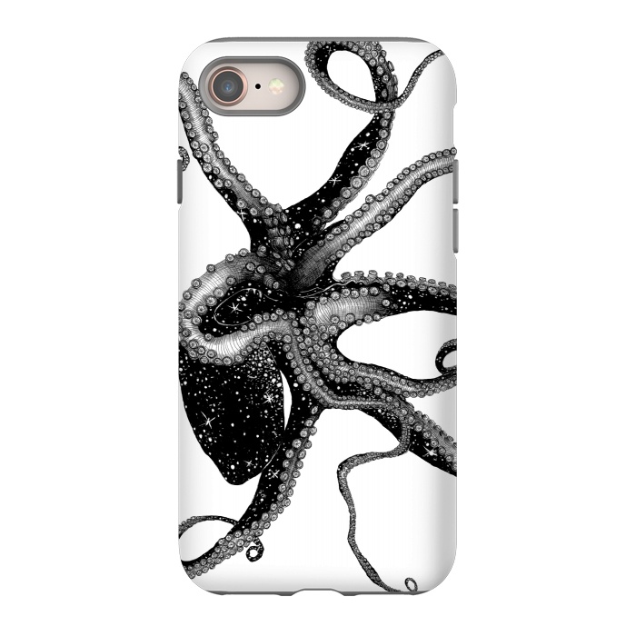 iPhone SE StrongFit Cosmic Octopus by ECMazur 