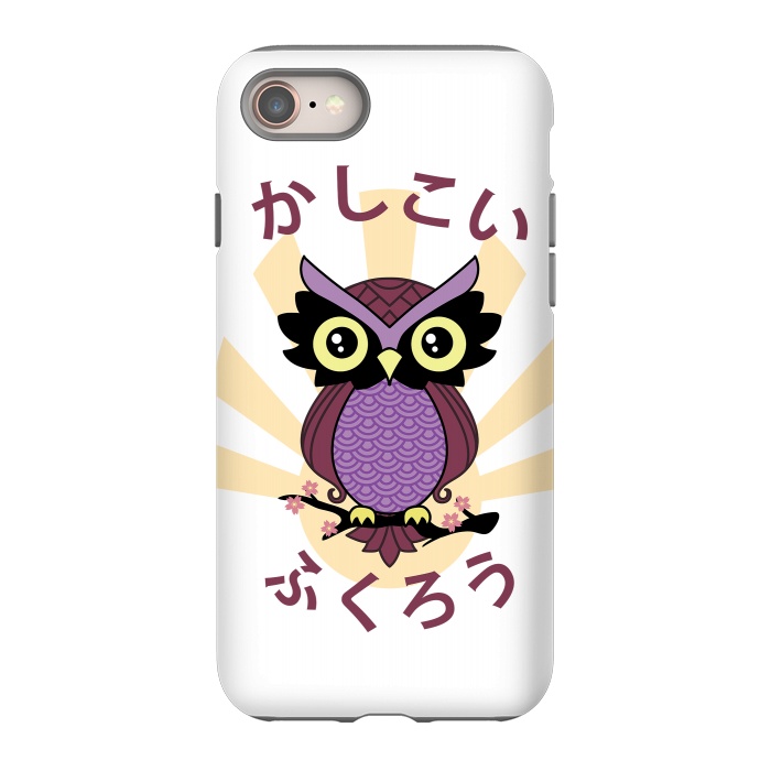 iPhone SE StrongFit Wise owl by Laura Nagel