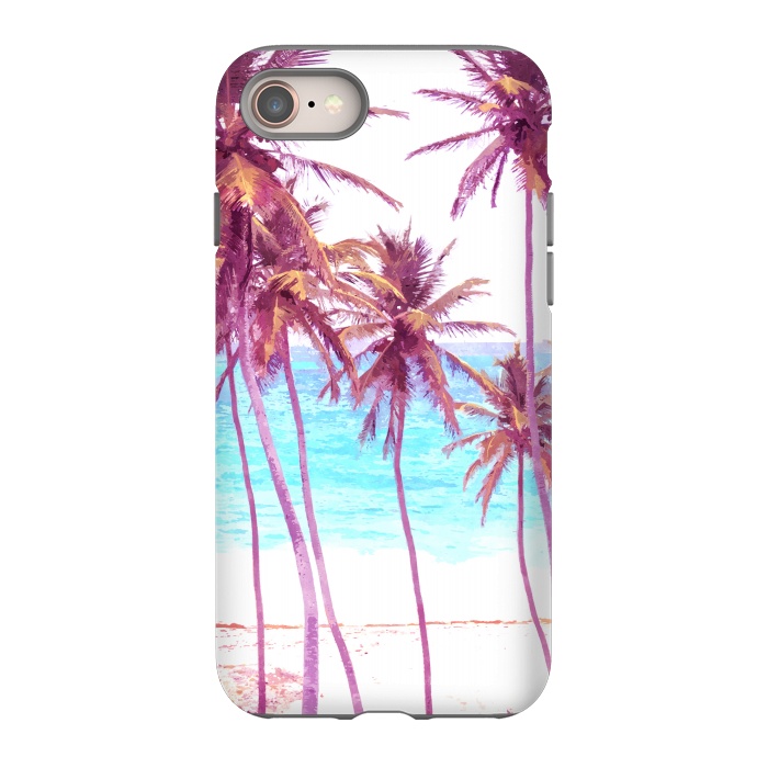 iPhone SE StrongFit Palm Beach Illustration by Alemi