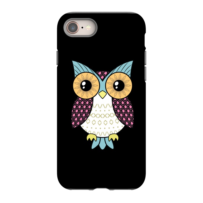iPhone SE StrongFit Fancy owl by Laura Nagel