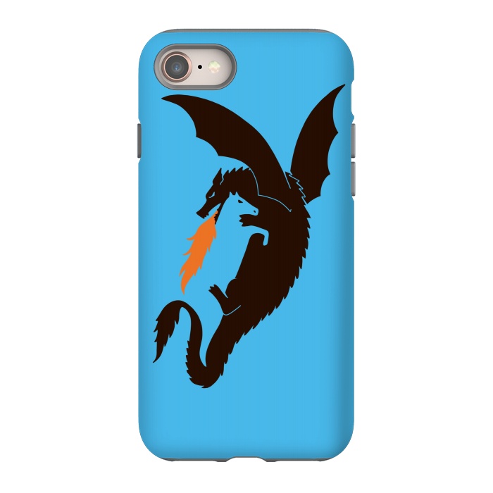 iPhone SE StrongFit Dragon and Horse by Coffee Man