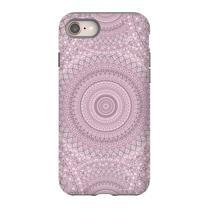 iPhone SE StrongFit Pastel Pink Mandala Art by Andrea Haase