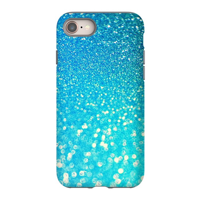 iPhone SE StrongFit Ocean Azure Blue Glitter by  Utart