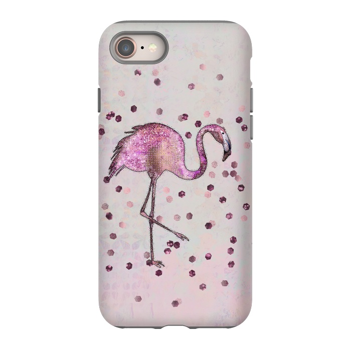 iPhone SE StrongFit Glamorous Flamingo by Andrea Haase