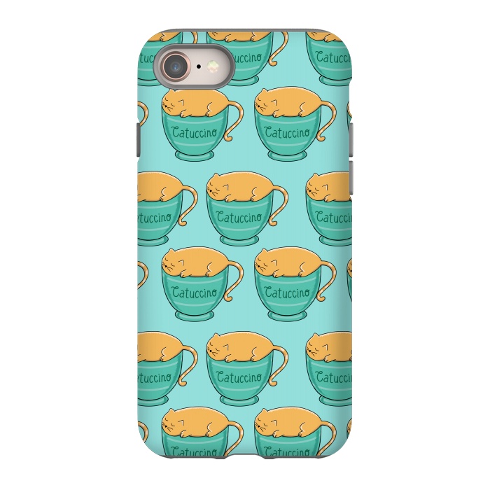 iPhone SE StrongFit Catuccino Pattern by Coffee Man