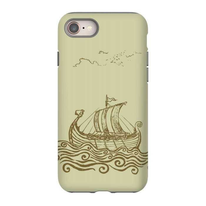 iPhone SE StrongFit VIKING SHIP by Mangulica