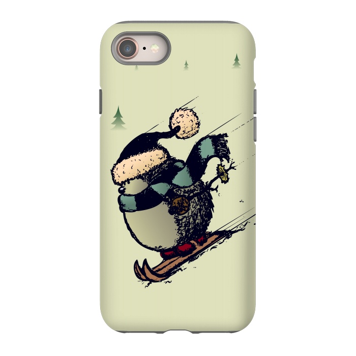 iPhone SE StrongFit Skier  by Mangulica
