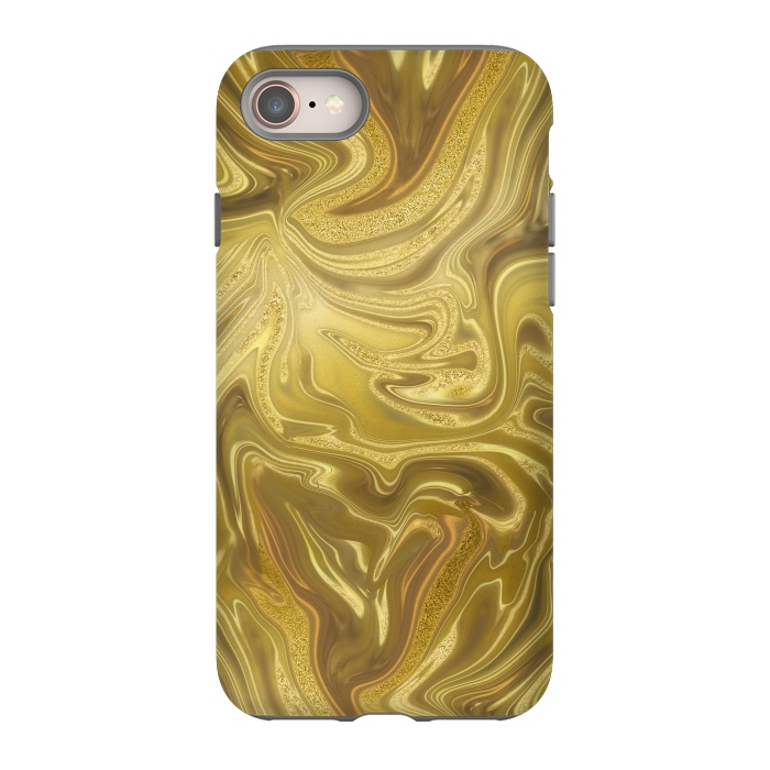 iPhone SE StrongFit Liquid Gold by Andrea Haase
