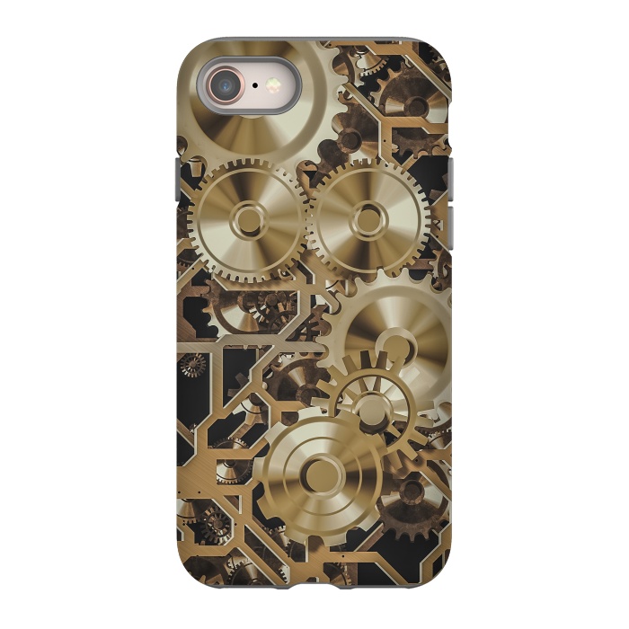 iPhone SE StrongFit Steampunk Gold by Andrea Haase