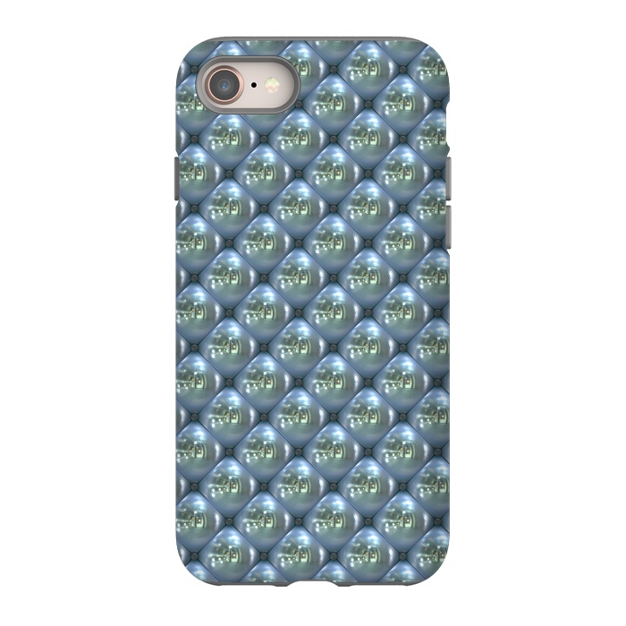 iPhone SE StrongFit Blue Shimmering Pearls by Andrea Haase