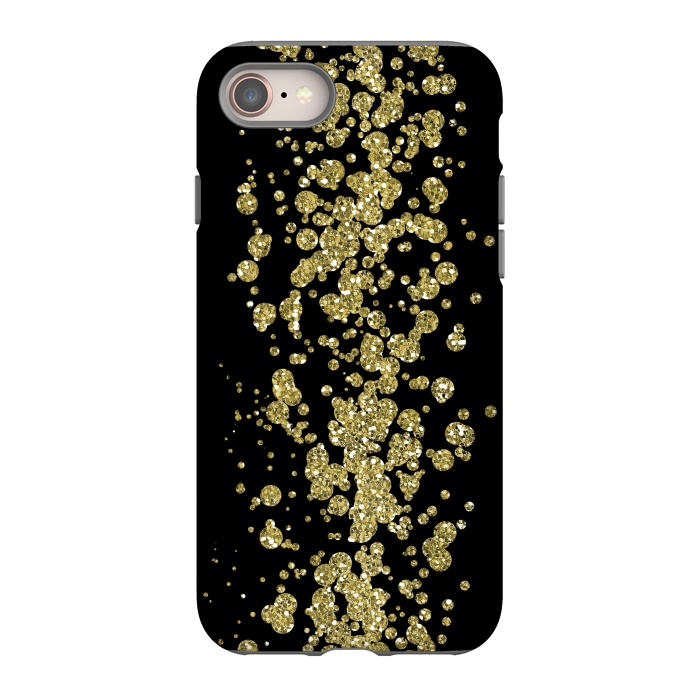 iPhone SE StrongFit Glamorous Golden Glitter by Andrea Haase