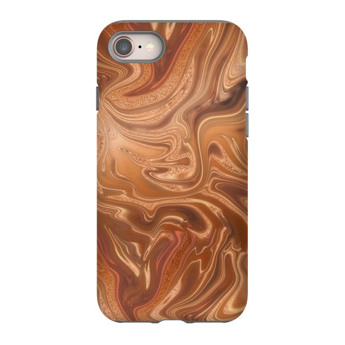 iPhone SE StrongFit Shimmering Copper Glamorous Luxury 2 by Andrea Haase