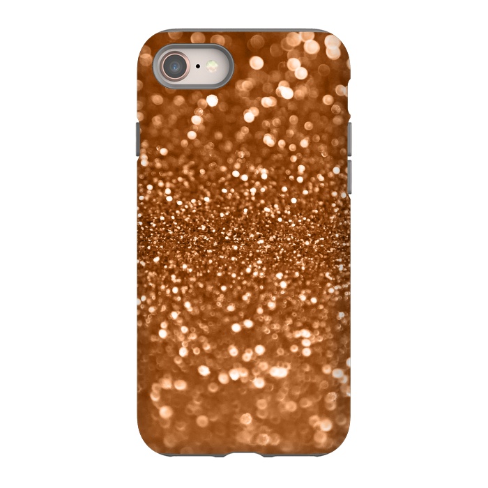 iPhone SE StrongFit Copper Glamour Glitter 2 by Andrea Haase