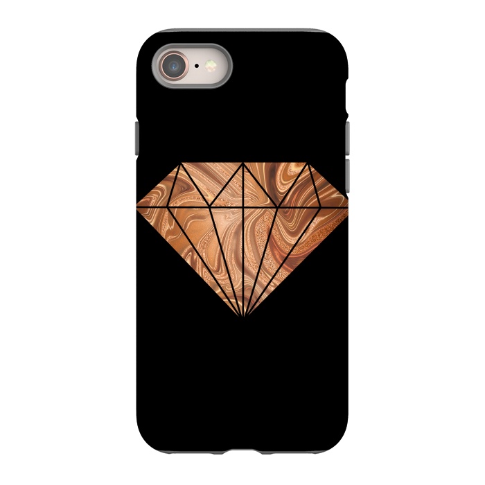 iPhone SE StrongFit Copper Diamond 2 by Andrea Haase