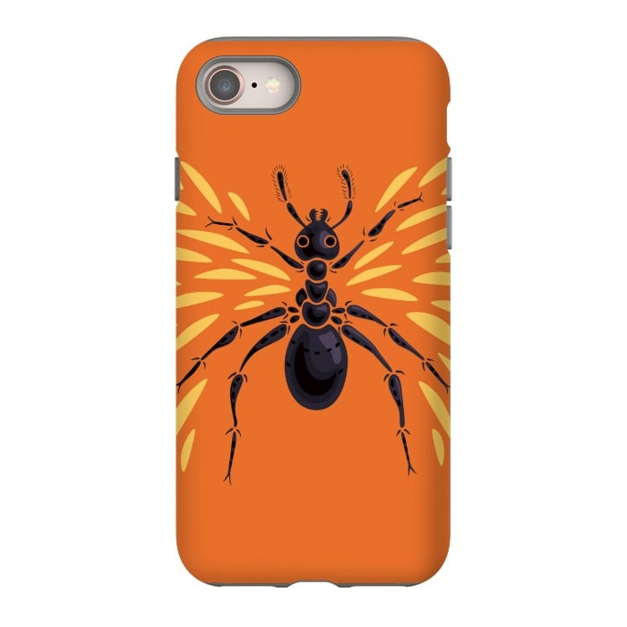 iPhone SE StrongFit Winged Ant  Abstract Art by Boriana Giormova