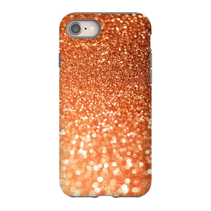 iPhone SE StrongFit Peach Faux Glitter by  Utart